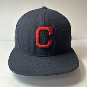 Cleveland Guardians New Era 59Fifty Baseball Hat Cap Fitted 7 3/8 Made in USA